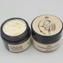 Load image into Gallery viewer, Cocoa & Shea Soothing Muscle CBD Lotion